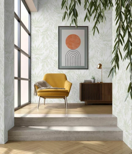White Embossed Wallpaper – Serene Elegance (24208-2)